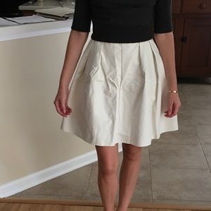 Faux leather skirt